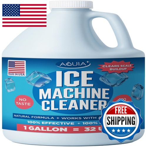 Aquia ice machine cleaner and - ice,