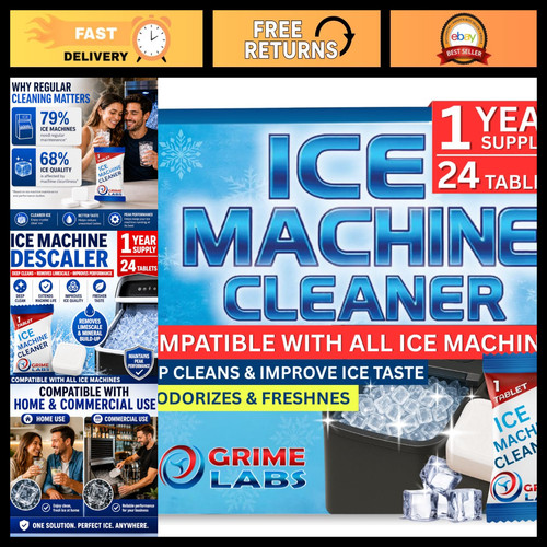 Ice machine cleaner tablets - machine,