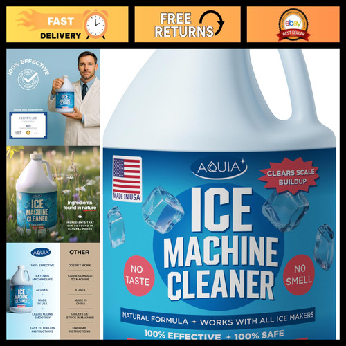 Gallon ice machine cleaner - gallon,