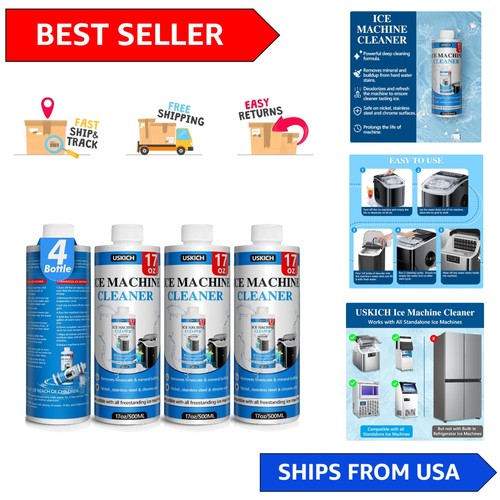 Ice maker cleaner descaler - maker, &