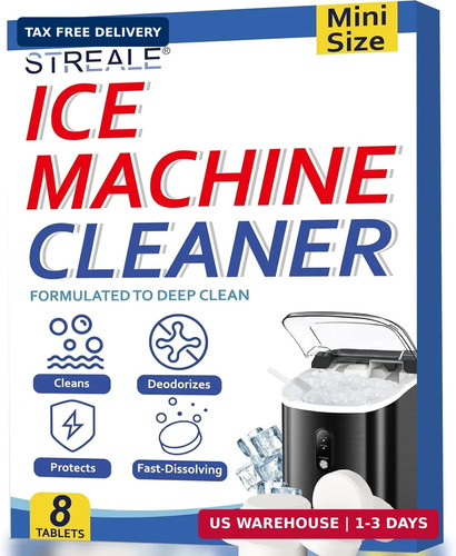 Ice maker cleaner - and, descaler
