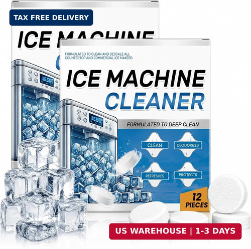 Ice machine cleaner and - ice,