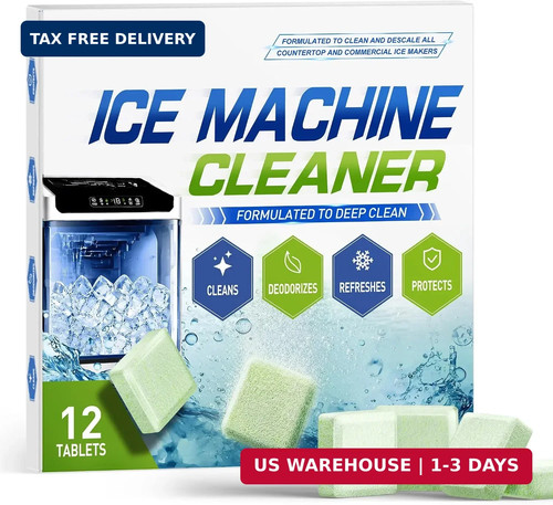 Ice machine cleaner - ice, maker